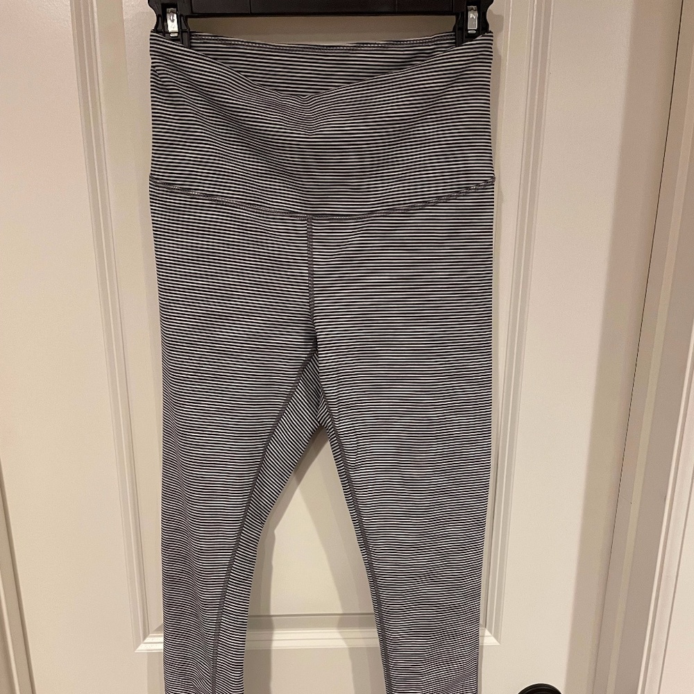Zella striped athletic leggings